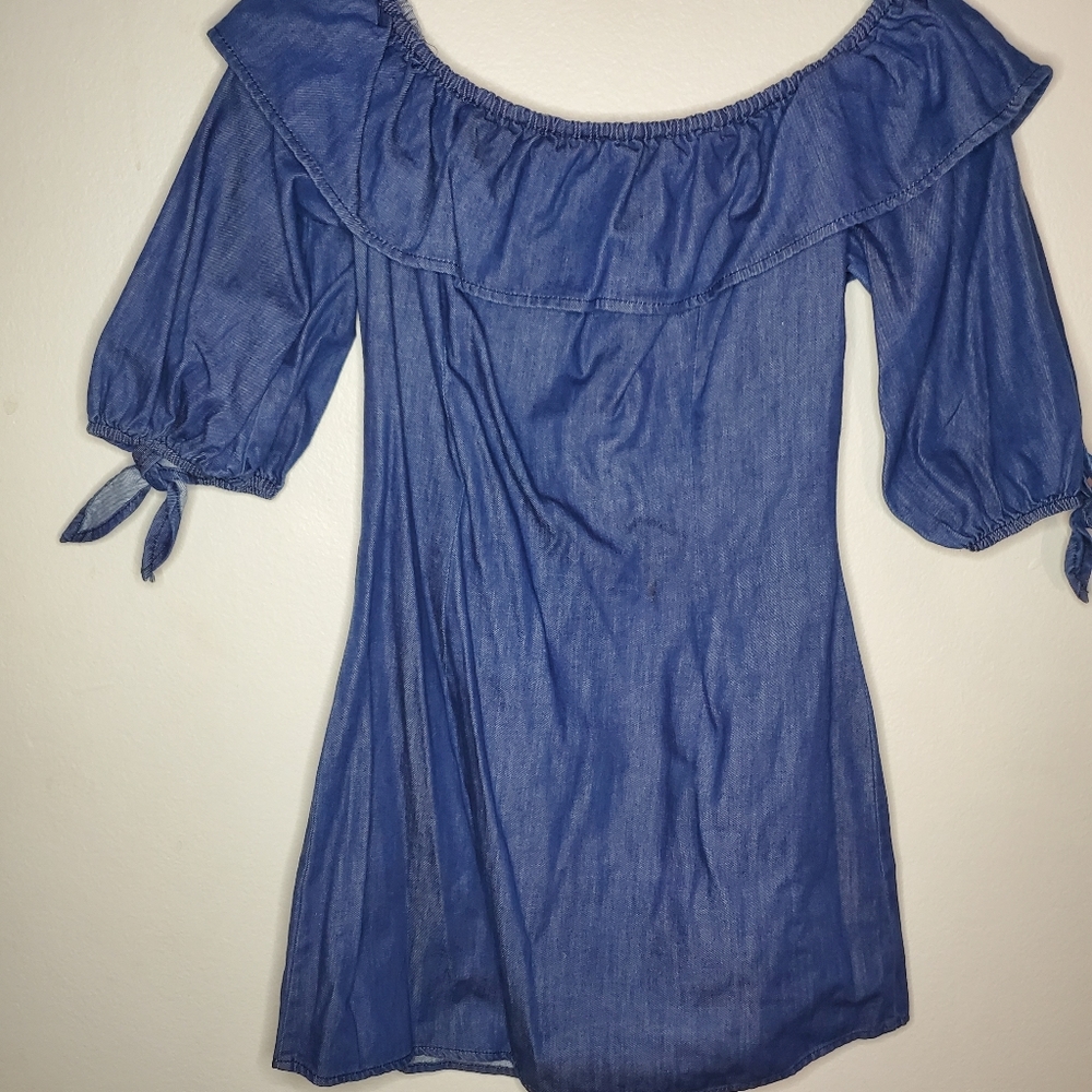 A'gaci denim short dress